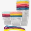 Ensemble De 12 Boîtes Hermétiques + 3 Cuillères Souples BABYMOOV Babybols Multi Set Multicolore - Babymoov -Boutique Badabulle ensemble de 12 boites hermetiques 3 cuilleres souples babymoov babybols multi set