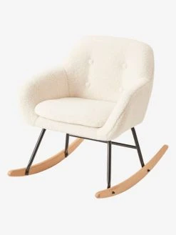 Fauteuil à Bascule Enfant écru - Vertbaudet -Boutique Badabulle fauteuil a bascule enfant 2