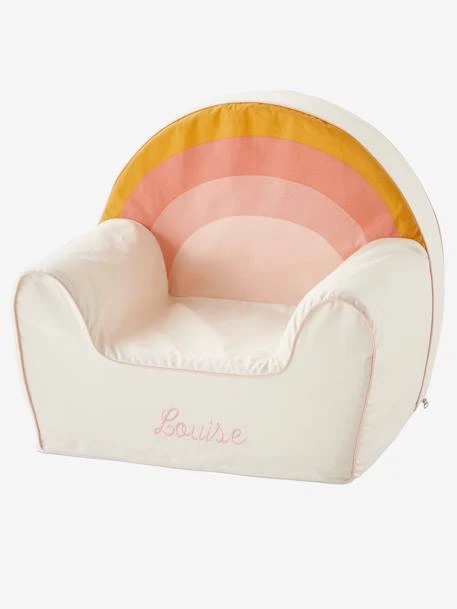 Fauteuil En Mousse Personnalisable Arc-en-ciel Blanc - Vertbaudet 3 Fauteuil En Mousse Personnalisable Arc-en-ciel Blanc - Vertbaudet