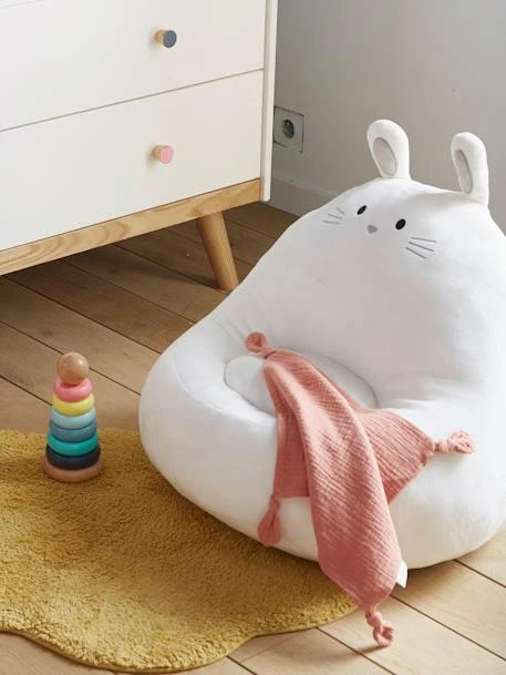 Fauteuil Lapin Fausse Fourrure Blanc - Vertbaudet 5 Fauteuil Lapin Fausse Fourrure Blanc - Vertbaudet – Image 3