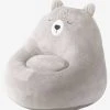 Fauteuil Ours Fausse Fourrure Gris Clair - Vertbaudet 1 Fauteuil Ours Fausse Fourrure Gris Clair - Vertbaudet -Boutique Badabulle fauteuil ours fausse fourrure