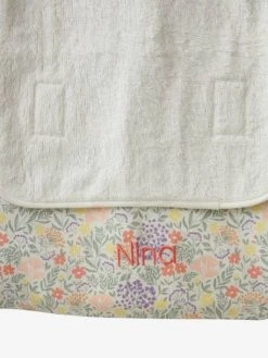 Housse De Matelas à Langer Personnalisable CHAMPÊTRE Blanc Imprimé - Vertbaudet -Boutique Badabulle housse de matelas a langer personnalisable champetre 3