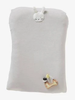 Housse Pour Matelas à Langer En Velours VERTBAUDET Gris Lapin - Vertbaudet