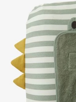 Housse Pour Matelas à Langer Personnalisable TREK Rayé Vert - Vertbaudet -Boutique Badabulle housse pour matelas a langer personnalisable trek 5