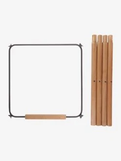 Kit De Pieds Longs Pour Chaise Haute Evolu + Repose-pieds CHILDHOME Naturel Anthracite - Childhome -Boutique Badabulle kit de pieds longs pour chaise haute evolu repose pieds childhome 3