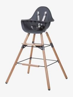 Kit De Pieds Longs Pour Chaise Haute Evolu + Repose-pieds CHILDHOME Naturel Anthracite - Childhome -Boutique Badabulle kit de pieds longs pour chaise haute evolu repose pieds childhome 4