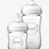 Kit Nouveau-né : 2 Biberons En Verre (125 + 240 Ml) Philips AVENT Natural Transparent - Philips Avent 1 Kit Nouveau-né : 2 Biberons En Verre (125 + 240 Ml) Philips AVENT Natural Transparent - Philips Avent -Boutique Badabulle kit nouveau ne 2 biberons en verre 125 240 ml philips avent natural
