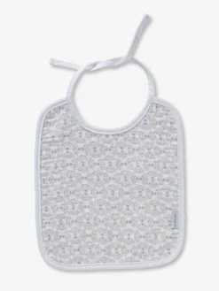 Les 3 Bavoirs à Liens En Gaze De Coton Blanc/gris - Vertbaudet -Boutique Badabulle les 3 bavoirs a liens en gaze de coton 2