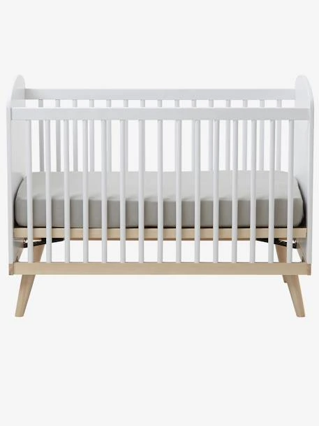 Lit Bébé à Barreaux LIGNE CONFETTI Blanc - Vertbaudet 4 Lit Bébé à Barreaux LIGNE CONFETTI Blanc - Vertbaudet – Image 2