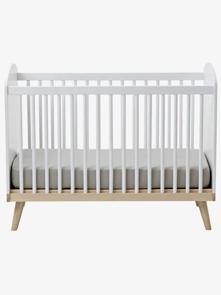 Lit Bébé à Barreaux LIGNE CONFETTI Blanc - Vertbaudet 5 Lit Bébé à Barreaux LIGNE CONFETTI Blanc - Vertbaudet – Image 3