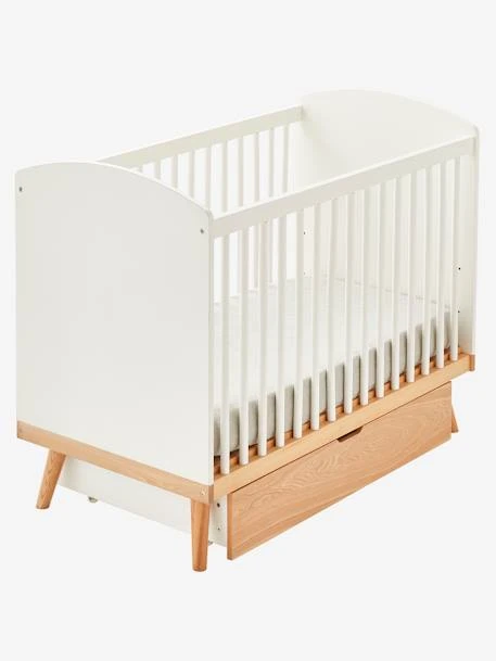 Lit Bébé à Barreaux LIGNE CONFETTI Blanc - Vertbaudet 8 Lit Bébé à Barreaux LIGNE CONFETTI Blanc - Vertbaudet – Image 6