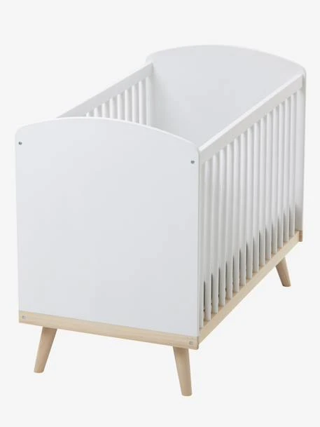 Lit Bébé à Barreaux LIGNE CONFETTI Blanc - Vertbaudet 3 Lit Bébé à Barreaux LIGNE CONFETTI Blanc - Vertbaudet