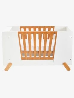 Lit Bébé Avec Barrière Amovible + Rangement Bibliothèque LIGNE PIROUETTE Blanc - Vertbaudet -Boutique Badabulle lit bebe avec barriere amovible rangement bibliotheque ligne pirouette 5