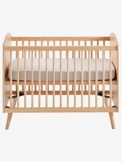 Lit Bébé LIGNE CONFETTI NATURE Marron - Vertbaudet -Boutique Badabulle lit bebe ligne confetti nature 3