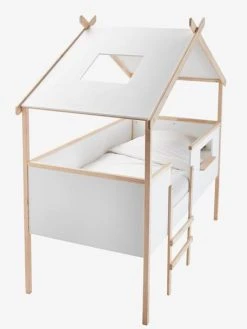 Lit Cabane Enfant Robinson Blanc - Vertbaudet -Boutique Badabulle lit cabane enfant robinson 3