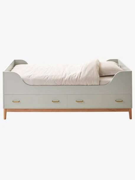 Lit Enfant LIGNE SIXTIES Vert D'eau - Vertbaudet 7 Lit Enfant LIGNE SIXTIES Vert D'eau - Vertbaudet – Image 5