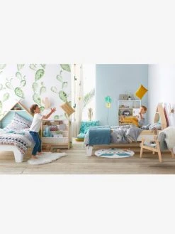 Lit évolutif Enfant Fond Réversible Bleu Ou Rose LIGNE TIPILI Blanc - Vertbaudet -Boutique Badabulle lit evolutif enfant fond reversible bleu ou rose ligne tipili 2
