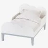 Lit évolutif Enfant LIGNE NUAGE Blanc/gris - Vertbaudet -Boutique Badabulle lit evolutif enfant ligne nuage