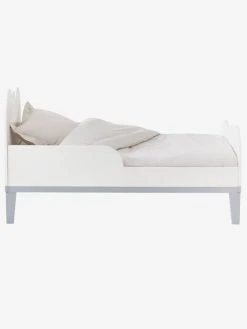Lit évolutif Enfant LIGNE NUAGE Blanc/gris - Vertbaudet -Boutique Badabulle lit evolutif enfant ligne nuage 4