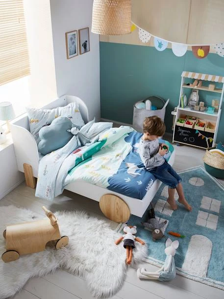 Lit évolutif Enfant LIGNE ROLLIE Blanc/bois - Vertbaudet 4 Lit évolutif Enfant LIGNE ROLLIE Blanc/bois - Vertbaudet – Image 2