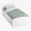 Lit Fixe Enfant Avec Tiroirs LIGNE SIRIUS Blanc - Vertbaudet -Boutique Badabulle lit fixe enfant avec tiroirs ligne sirius