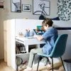 Lit Mi Hauteur Avec Bureau Coulissable Combiné CAMELEO Blanc Mate - Vertbaudet 2 Lit Mi Hauteur Avec Bureau Coulissable Combiné CAMELEO Blanc Mate - Vertbaudet -Boutique Badabulle lit mi hauteur avec bureau coulissable combine cameleo