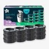 Lot De 12 Recharges Pour Poubelles à Couches Tec Et Twist & Click TOMMEE TIPPEE Sangenic En Plastique Recyclé Gris - Tommee Tippee -Boutique Badabulle lot de 12 recharges pour poubelles a couches tec et twist click tommee tippee sangenic en plastique recycle
