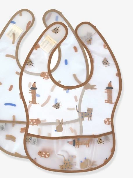 Lot De 2 Bavoirs Avec Poche Little Mateys LÄSSIG Bleu Royale - Lassig 3 Lot De 2 Bavoirs Avec Poche Little Mateys LÄSSIG Bleu Royale - Lassig