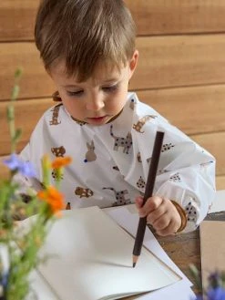 Lot De 2 Bavoirs Manches Longues LÄSSIG Little Forest Renard - Vert Ol - Lassig -Boutique Badabulle lot de 2 bavoirs manches longues lassig 5