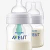 Lot De 2 Biberons 125 Ml Philips AVENT Anti-colic Avec Valve AirFree Transparent - Philips Avent -Boutique Badabulle lot de 2 biberons 125 ml philips avent anti colic avec valve airfree