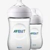 Lot De 2 Biberons 260 Ml Philips AVENT Natural Sans BPA Transparent - Philips Avent 2 Lot De 2 Biberons 260 Ml Philips AVENT Natural Sans BPA Transparent - Philips Avent -Boutique Badabulle lot de 2 biberons 260 ml philips avent natural sans bpa