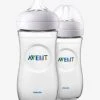 Lot De 2 Biberons 330 Ml Philips AVENT Natural Sans BPA Transparent - Philips Avent -Boutique Badabulle lot de 2 biberons 330 ml philips avent natural sans bpa
