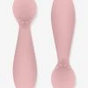 Lot De 2 Cuillères 1er âge EZPZ Tiny Spoon En Silicone Vert Amande - EZPZ -Boutique Badabulle lot de 2 cuilleres 1er age ezpz tiny spoon en silicone