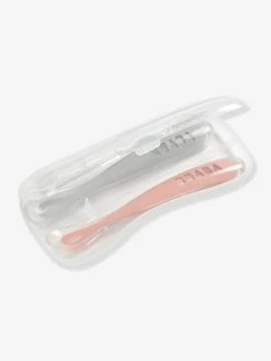Lot De 2 Cuillères Ergonomiques D'apprentissage + Boîte De Transport BEABA Rose/gris - Beaba 10 Lot De 2 Cuillères Ergonomiques D'apprentissage + Boîte De Transport BEABA Rose/gris - Beaba -Boutique Badabulle lot de 2 cuilleres ergonomiques dapprentissage boite de transport beaba 3