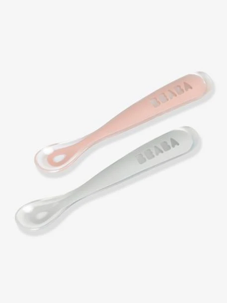 Lot De 2 Cuillères Ergonomiques D'apprentissage + Boîte De Transport BEABA Rose/gris - Beaba 7 Lot De 2 Cuillères Ergonomiques D'apprentissage + Boîte De Transport BEABA Rose/gris - Beaba – Image 5