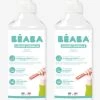 Lot De 2 Flacons De Liquide Vaisselle (500 Ml) BEABA Blanc - Beaba -Boutique Badabulle lot de 2 flacons de liquide vaisselle 500 ml beaba