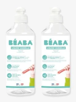 Lot De 2 Flacons De Liquide Vaisselle (500 Ml) BEABA Blanc - Beaba