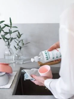 Lot De 2 Flacons De Liquide Vaisselle (500 Ml) BEABA Blanc - Beaba -Boutique Badabulle lot de 2 flacons de liquide vaisselle 500 ml beaba 3