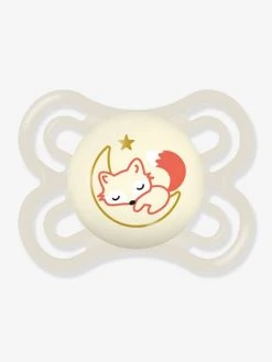 Lot De 2 Sucettes En Silicone MAM Perfect Nuit 2 à 6 Mois Vert + Beige - Mam -Boutique Badabulle lot de 2 sucettes en silicone mam perfect nuit 2 a 6 mois 2