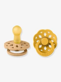 Lot De 2 Sucettes-tétines BIBS Bohème, Taille 1 De 0 à 6 Mois Pêche + Terracotta - Bibs -Boutique Badabulle lot de 2 sucettes tetines bibs boheme taille 1 de 0 a 6 mois 2