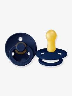Lot De 2 Sucettes-tétines BIBS Colour Ou Colour Night, Taille 2 De 6 à 18 Mois Deep Space & Petrol Blue - Bibs -Boutique Badabulle lot de 2 sucettes tetines bibs colour ou colour night taille 2 de 6 a 18 mois 5