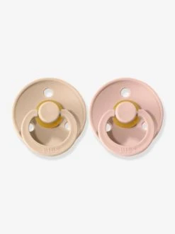 Lot De 2 Sucettes-tétines BIBS Colour, Taille 1 De 0 à 6 Mois Blush & Vanilla - Bibs -Boutique Badabulle lot de 2 sucettes tetines bibs colour taille 1 de 0 a 6 mois 2