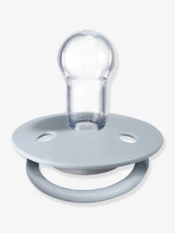 Lot De 2 Sucettes-tétines BIBS De Lux En Silicone Gris Fer + Bleu Layette - Bibs -Boutique Badabulle lot de 2 sucettes tetines bibs de lux en silicone 3