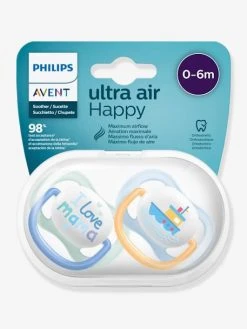 Lot De 2 Sucettes Ultra Air Animals 1er âge Philips AVENT Oiseau + Pingouin - Philips Avent -Boutique Badabulle lot de 2 sucettes ultra air animals 1er age philips avent 2