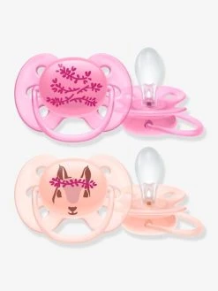 Lot De 2 Sucettes Ultra Douces 2e âge Philips AVENT Ecureuil/fleurs - Philips Avent 11 Lot De 2 Sucettes Ultra Douces 2e âge Philips AVENT Ecureuil/fleurs - Philips Avent -Boutique Badabulle lot de 2 sucettes ultra douces 2e age philips avent 3