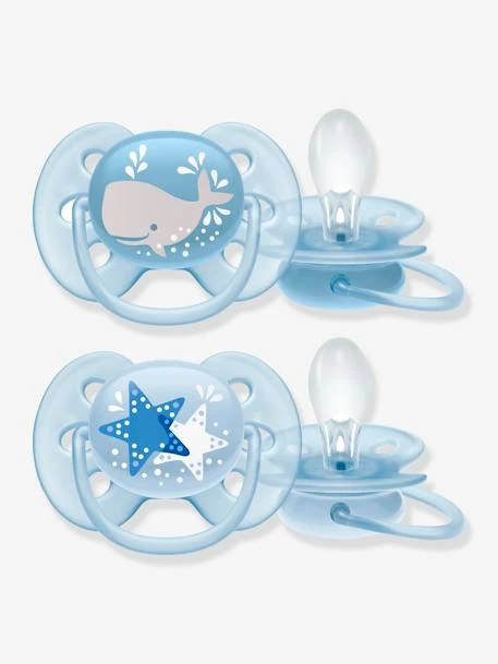 Lot De 2 Sucettes Ultra Douces 2e âge Philips AVENT Ecureuil/fleurs - Philips Avent 3 Lot De 2 Sucettes Ultra Douces 2e âge Philips AVENT Ecureuil/fleurs - Philips Avent