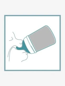 Lot De 2 Tétines Débit Rapide (L) Pour Biberon Zerø.Zerø SUAVINEX Peau - Suavinex -Boutique Badabulle lot de 2 tetines debit rapide l pour biberon zero.zero suavinex 5