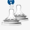 Lot De 2 Tétines Philips AVENT Natural à Débit Rapide, Dès 6 Mois Transparent - Philips Avent 1 Lot De 2 Tétines Philips AVENT Natural à Débit Rapide, Dès 6 Mois Transparent - Philips Avent -Boutique Badabulle lot de 2 tetines philips avent natural a debit rapide des 6 mois