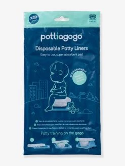 Lot De 20 Sacs Jetables Pour Pot D’hygiène Pliable POTTIAGOGO Blanc - Pottiagogo