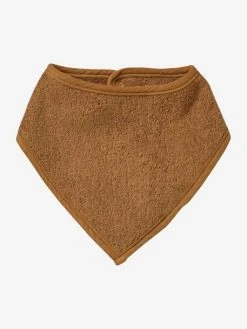Lot De 3 Bavoirs Bandanas En éponge Et Gaze De Coton Caramel - Vertbaudet -Boutique Badabulle lot de 3 bavoirs bandanas en eponge et gaze de coton 2